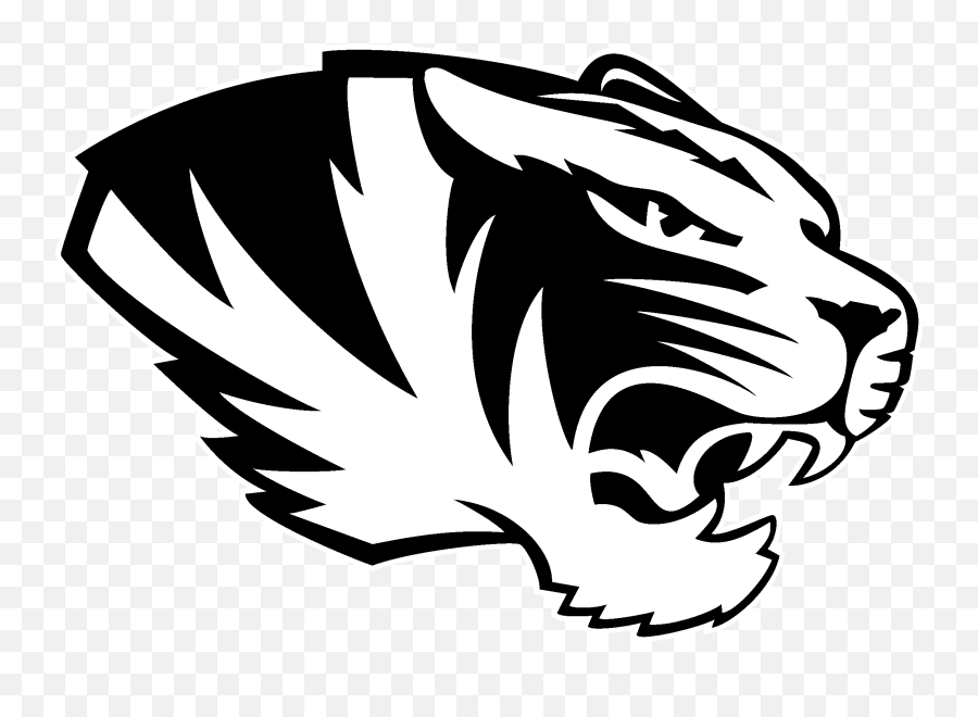 Download Missouri Tigers Logo Black And - Missouri Tigers Png,Tiger Logo Png