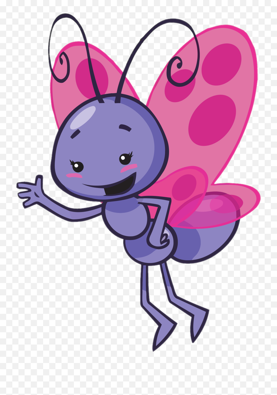 Lil Butterfly Waving Transparent Png - Stickpng Borboleta Da Galinha Pintadinha,Purple Butterfly Png