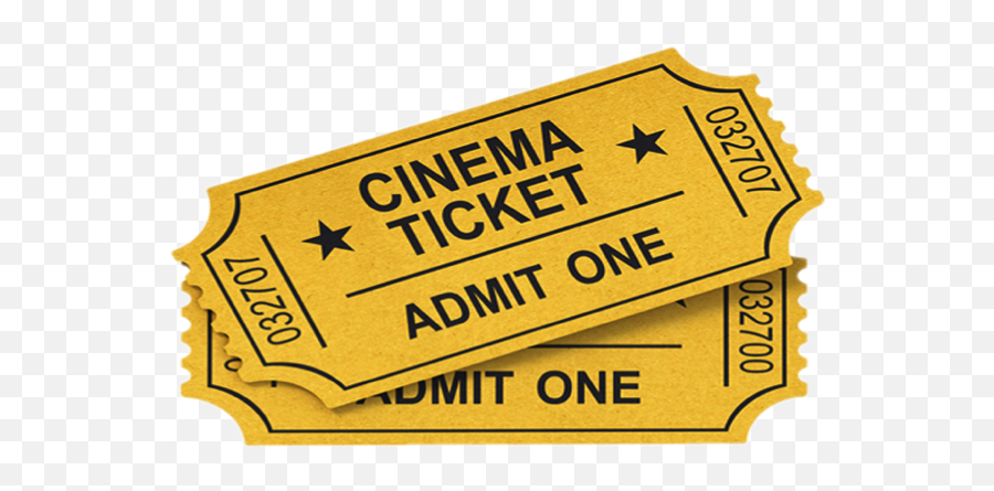 Download Transparent Movie Ticket Png - Transparent Movie Tickets Png,Movie Ticket Png