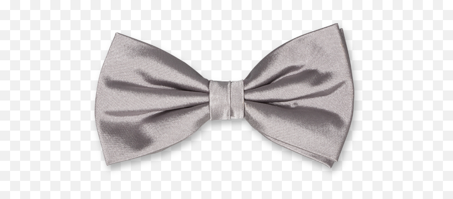 Grey Bow Tie - Satin Silk Satin Png,Corbata Png