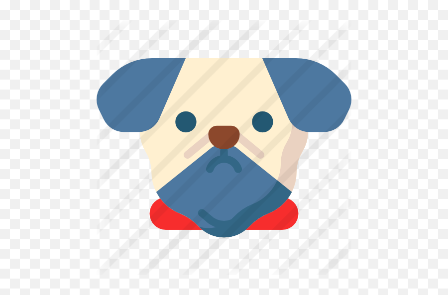 Pug - Free Animals Icons Illustration Png,Pug Face Png