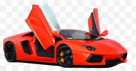 Lamborghini Aventador - Red Colour Car png