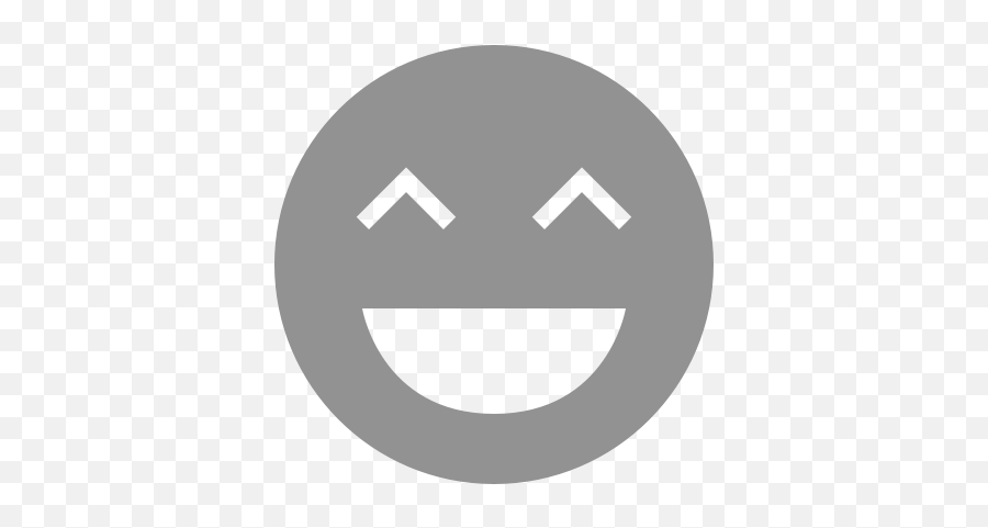 Face Laughing Icon - Smile Gray Png Icon,Laughing Png