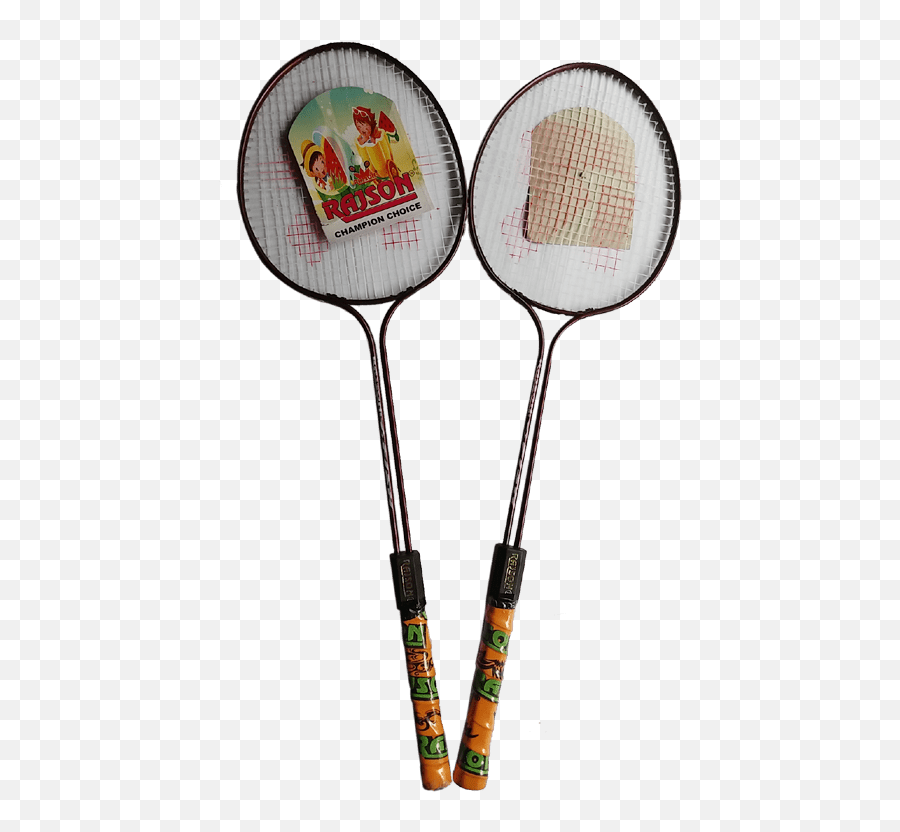 Rajson Badminton Double Shaft Rod Light Weight Racquet Set Of 2 Pcs -  Badminton Png,Badminton Racket Png - free transparent png images -  