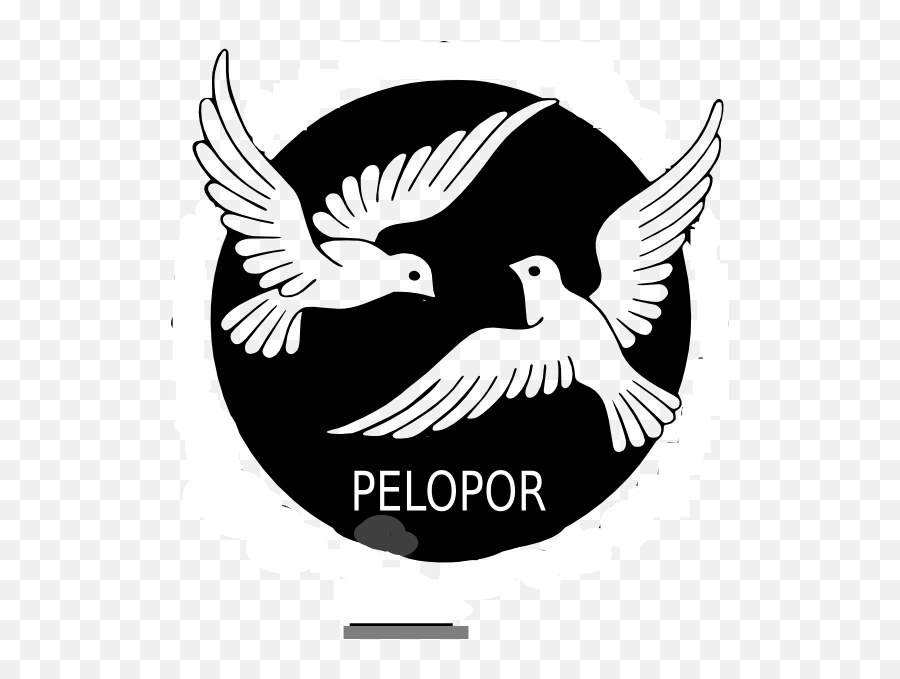Pigeon Logo Clip Art - Vector Clip Art Online Clipart Love Birds Black And White Png,Bird Logos