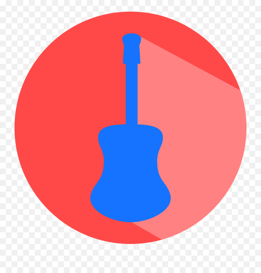 Guitar Música - Guitar Icon Vector Png,Guitar Icon Png