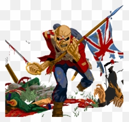 The Trooper - Iron Maiden Trooper Art Png,Iron Maiden Logo Png