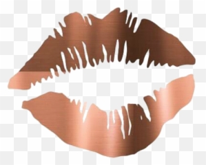 Download Hd Lips - Rose Gold Pretty Iphone Backgrounds png