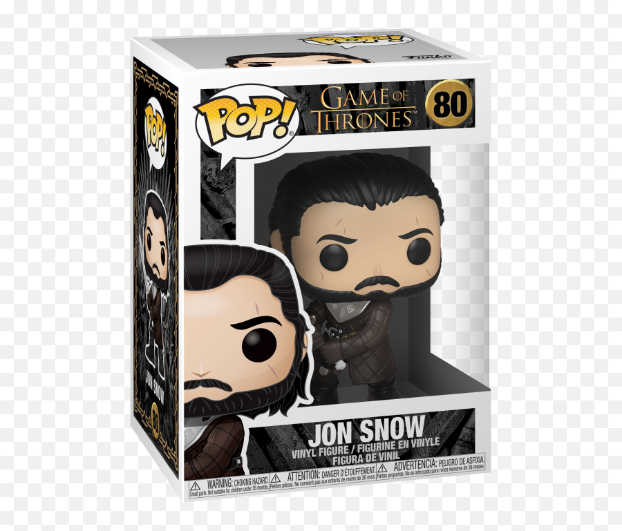 Funko Pop Tv Game Of Thrones S8 - Jon Snow Walmartcom Arya With Two Headed Spear Funko Png,Jon Snow Png