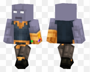 Thanos Infinity War Minecraft Pe Skins - Enderman png
