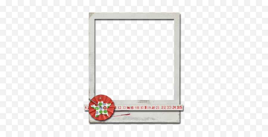 Download Gallery For Gt Polaroid Frame Tape Png - Christmas Office Ruler,Polaroid Frame Png