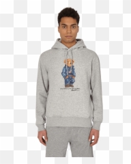 Polo Bear Hooded Sweatshirt - Hoodie png