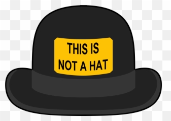 Bowler Hat Clipart - Not A Hat Png,Propeller Hat Png