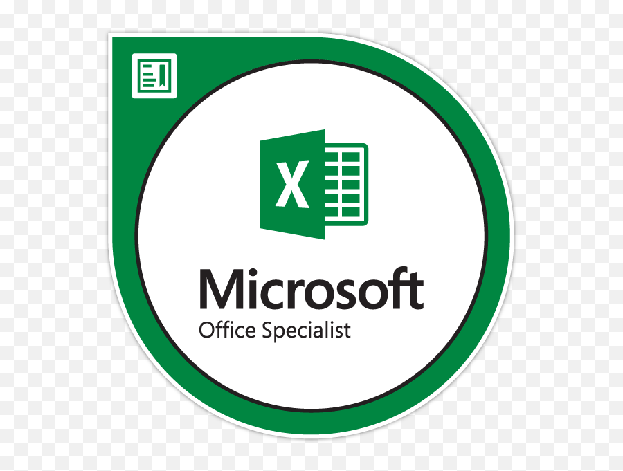 Microsoft Office Specialist My Online - Excel Mos Certification Png,Microsoft Office Logo Png
