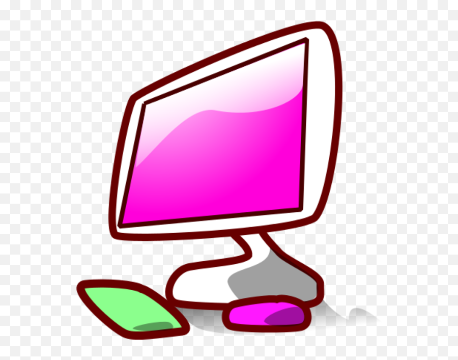 Pink Clipart Computer Mouse - Clipart Computer Png Computer Png Clip Art,Computer Clipart Transparent