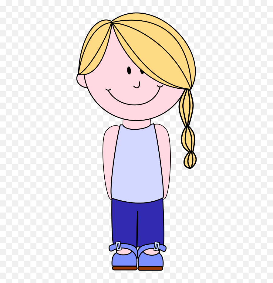 Blonde Girl Clipart - Girl Clipart Transparent Cartoon Transparent Blonde Girl Clipart Png,Girl Clipart Transparent