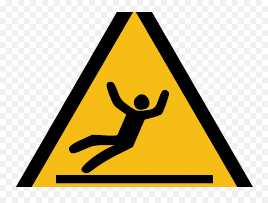 How To Avoid The Dangers Of Falling - Caution Floor Slippery Non Ionizing Radiation Symbol Png,Caution Png