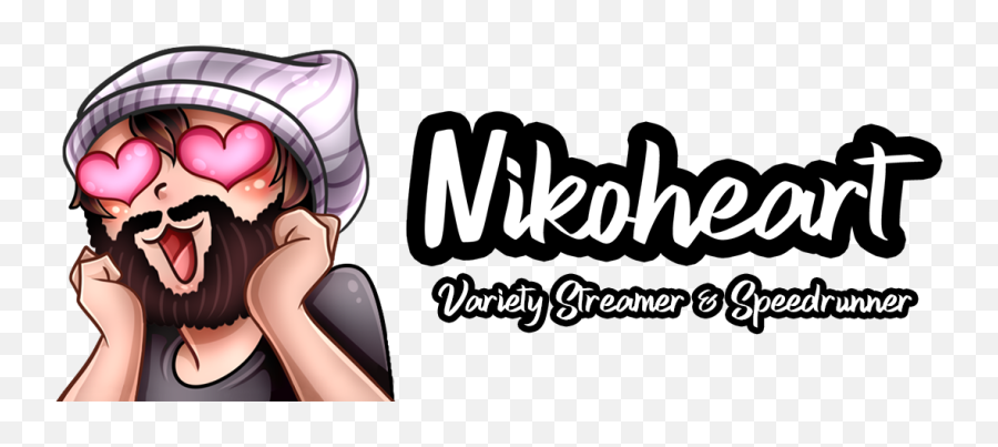 Nikoheart Twitch Streamer U0026 Speedrunner - Cartoon Png,Twitch Streamer Logos