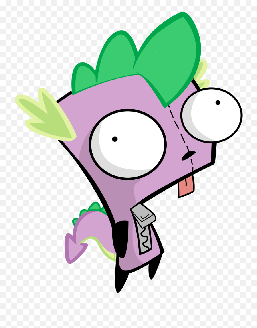 417052 - Gir Invader Zim Safe Solo Spike Derpibooru Invader Zim Gir Pfp Png,Invader Zim Png