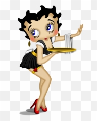Waitress Sexy Cartoon - Free Vector Graphic On Pixabay Betty Boop Pie Png,Waitress Png