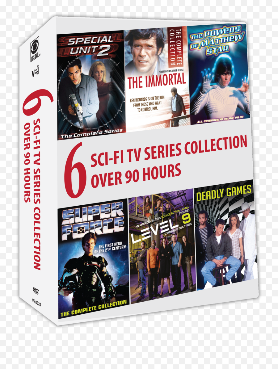 6 Sci - Fi Tv Series Collection Over 90 Hours 8020 Sci Fi Games Collection Png,Sci Fi Channel Logo