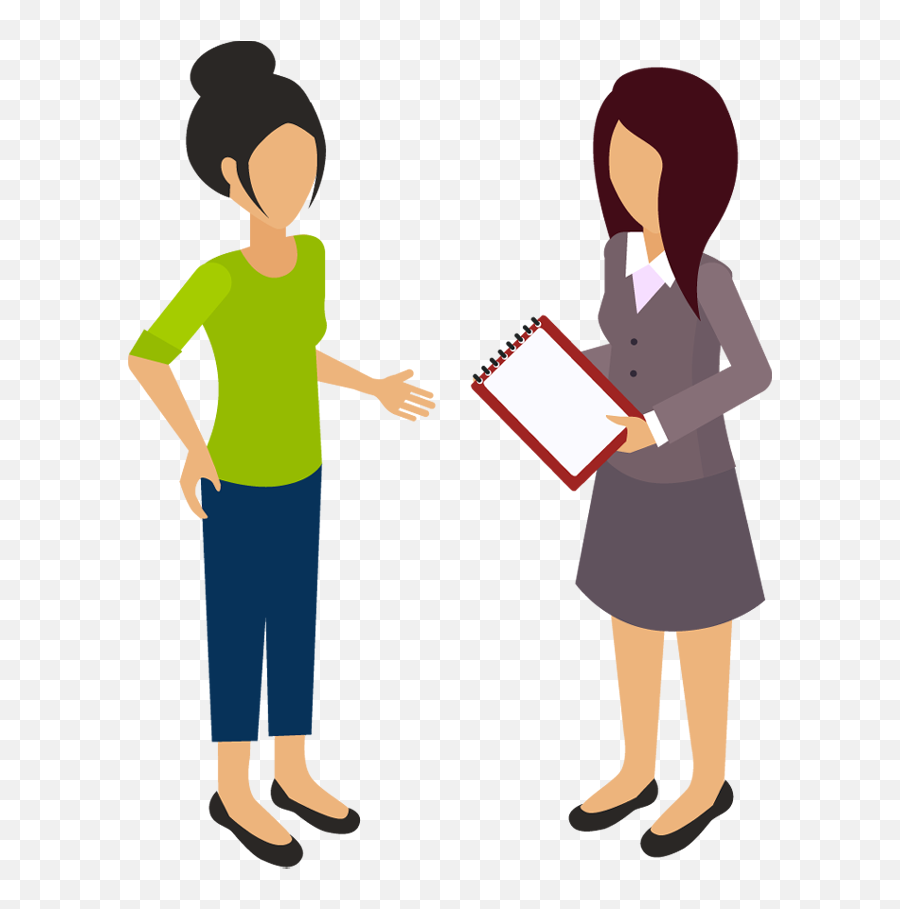 Two People Talking - Clipart Woman Business Hd Png Download Two Women  Talking Cartoon,People Talking Silhouette Png - free transparent png images  