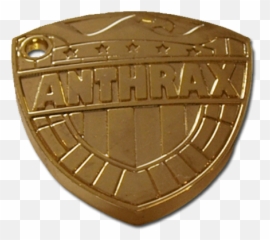 Badge Pin Presidents Anthrax Store - Anthrax Badge Png,Judge Dredd Logo
