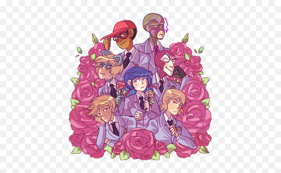 The Tales Of Ladybug And Chat Noir - Ouran High School Host Club Miraculous Png,Ouran Highschool Host Club Logo