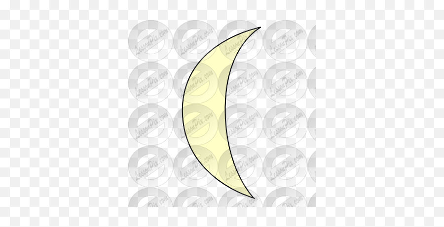 Waxing Crescent Moon Picture For Classroom Therapy Use - Circle Png,Crescent Moon Png Transparent