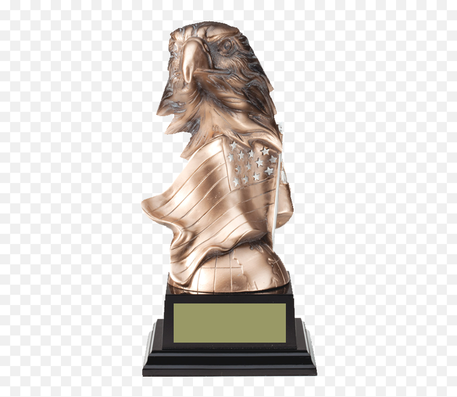 Eagle Head With American Flag Resin Trophy Award - 714 Pedestal Png,American Flag Eagle Png