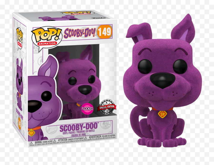 Funko Pop Scooby - Doo Scoobydoo Purple Flocked 149 Funko Pop Scooby Doo Flocked Png,Scooby Doo Png