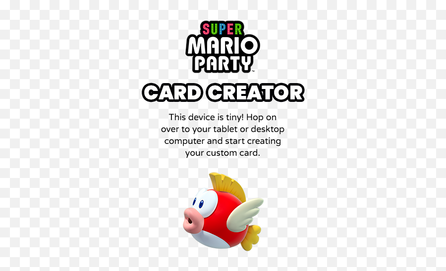 The Super Mario Party Card Creator Activity - Mario Party Legends Of The Hidden Temple Png,Mario Party Png