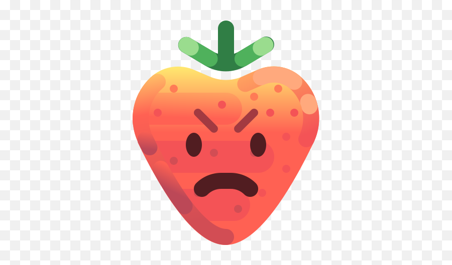 Strawberry Pouting Free Icon Of Set - Fresh Png,Strawberry Icon