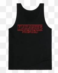 Download Harambe Memes Tank Top - Active Tank Full Size Active Tank Png,Harambe Transparent