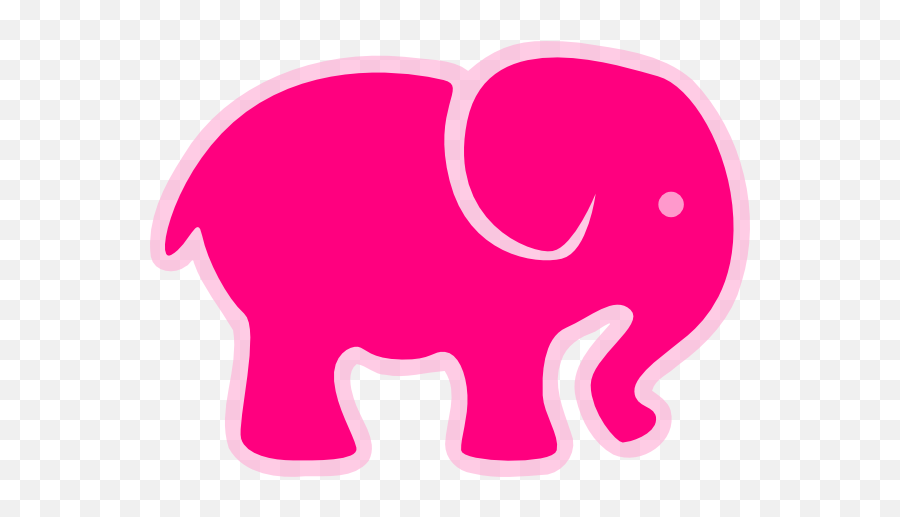 Free Clipart Elephant Pictures - Clipartix Pink Elephant Clip Art Png,Elephant Clipart Transparent Background