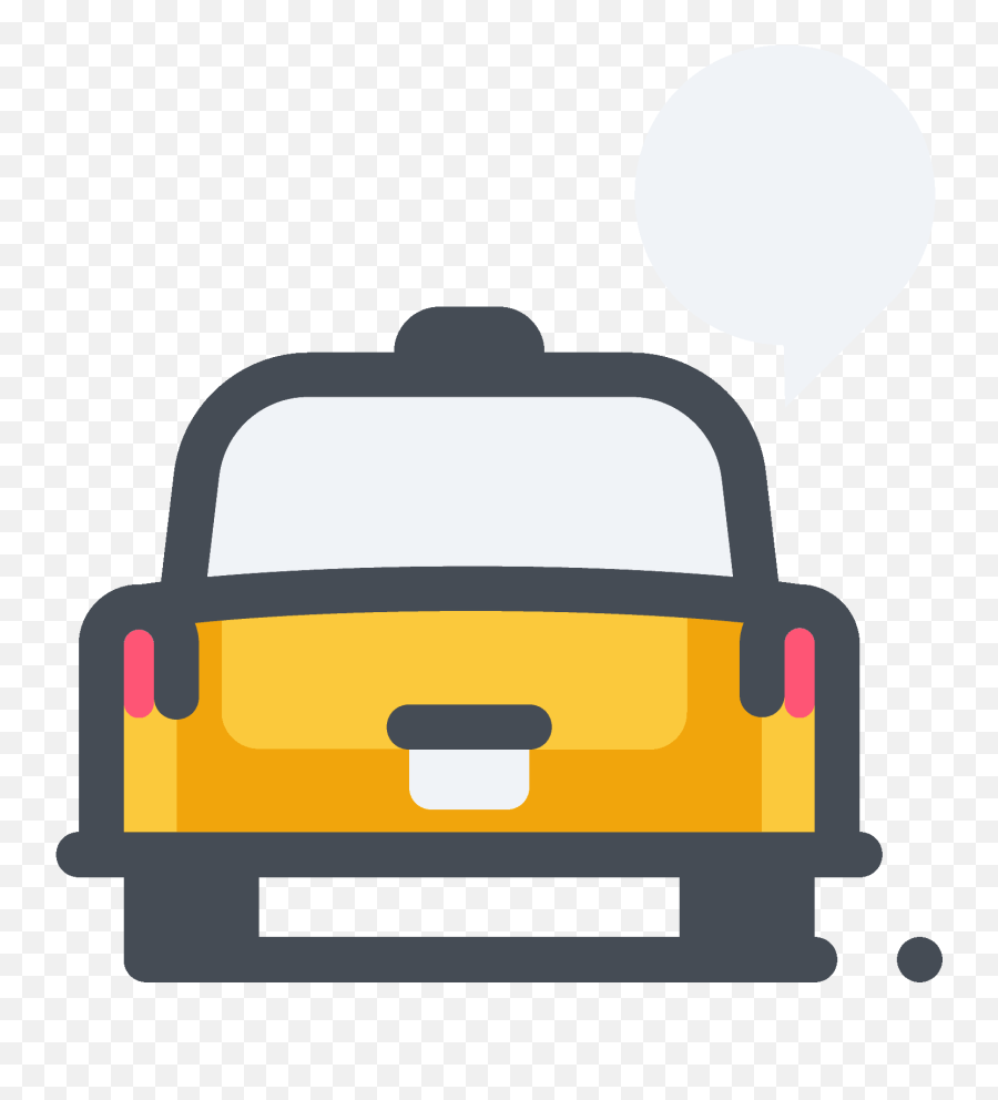 Download Taxi Speech Bubble Icon - Taxicab Png Image With No Automotive Decal,Speaking Bubble Icon