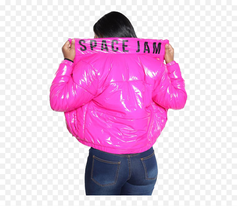 Members Only Womenu0027s Space Jam Reversible Jacket - Pink Hooded Png,Icon 1000 Hood Jacket