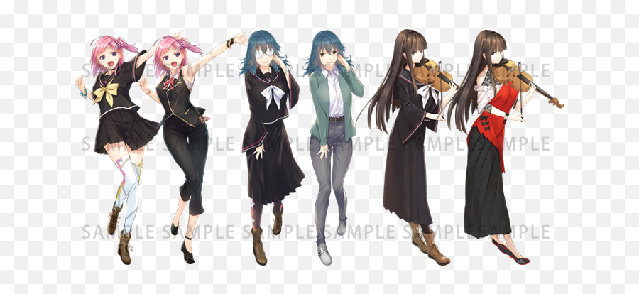 Heroine Character Pack 4 U2013 Degica Shop Us - Violin Png,Rpg Maker Mv Icon Size