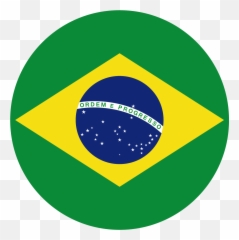 Cyrel Lightning Plates Dupont - Brazil Flag Round Icon png