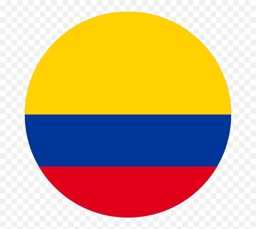 Download Colombia Flag Icon Png - Full Size Png Image Pngkit Bandera De Colombia Circulo,Round Flag Icon