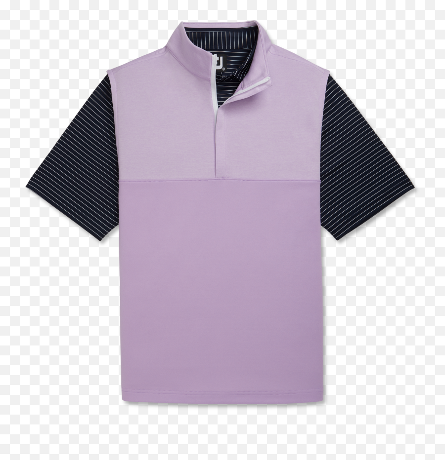 Heather Yoke Half - Zip Vest Footjoy Short Sleeve Png,Cheap Icon Vest