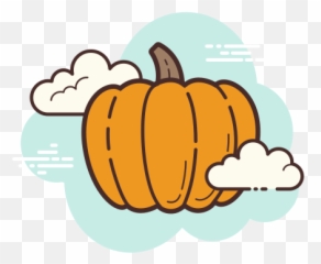 Pumpkin Icon In Cloud Style - Aesthetic Google Translate Icon Png,Pumpkin Icon