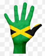 Jamaica Flag Hand - Jamaican Independence Day 2019 Png,Jamaica Flag Png