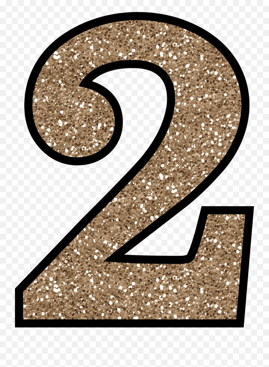 Download Number 2 Png Transparent Image 3 - Free Printable Glittery Number 2,Number 3 Png