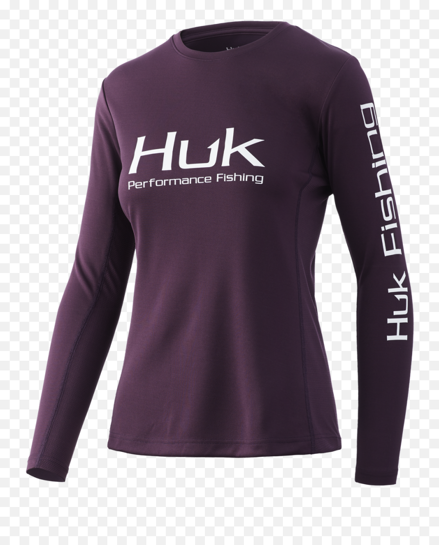 Huk Womens Icon X Long Sleeve Shirt - Canary Huk Gear Huk Png,Blackberry World Icon
