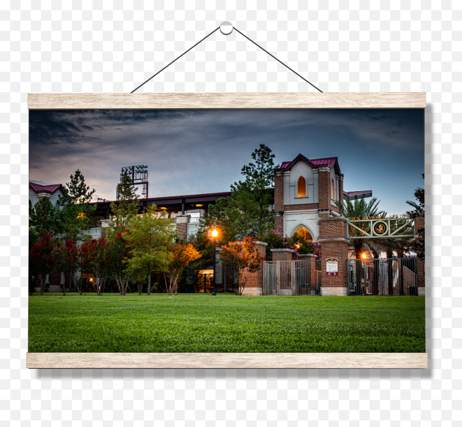 Fsu Seminoles - Hanging Canvas College Wall Art Sanford Stadium Png,Dusk Icon