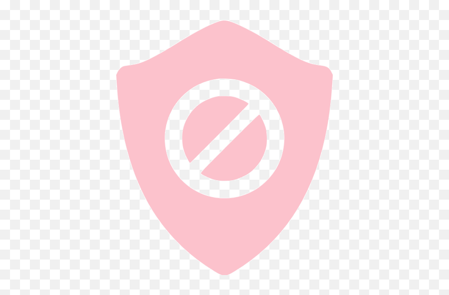 Pink Restriction Shield Icon - Free Pink Shield Icons Sem Dinheiro Icon Png,Denied Icon