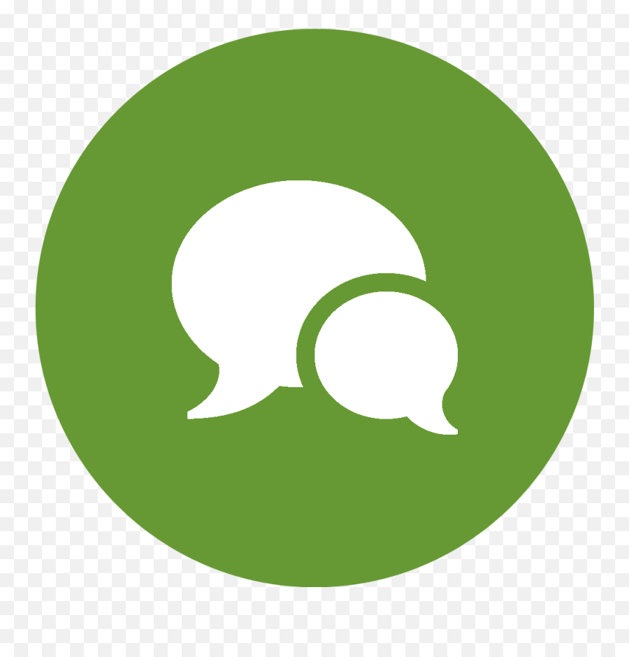 Download Hd Chat Support Services - Email Icon Png Round Language,Mail Icon Green