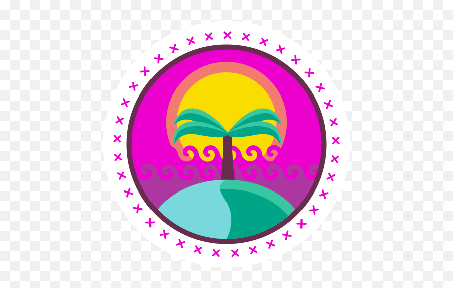 Sunset Sumer Sticker Free Icon - Iconiconscom Prince Royal College Logo Png,Sri Lanka Icon