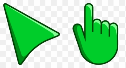 Green Cursor U2013 Custom Png